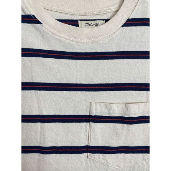 Madewell Tomboy pocket tee dress striped xs - Picture 5 of 7